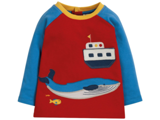 Baby und Kinder Langarmshirt Wal