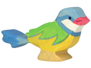 Holzfigur "Blaumeise 2" Wald und Wiese