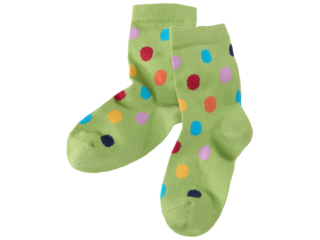 Kinder Socken Pünktchen Stachelbeere