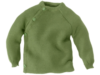 Babyjacke Schlüttli Schurwolle (kbT) apfel