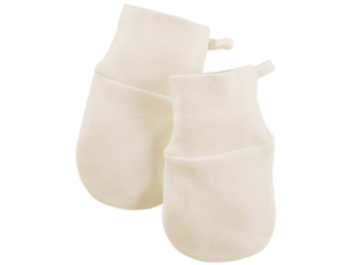 Baby Handschuhe Fäustlinge Kratzschutz Bio-Baumwolle "pure basic"