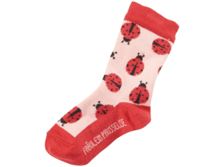 Kinder Socken Marienkäfer