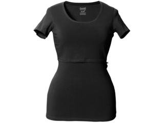 Still-Shirt mit kurzem Arm schwarz