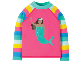 Kinder Langarmshirt Badeshirt UV Schutzkleidung UV 50 plus Nixe