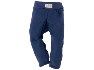 Babyhose mit Umschlag blau