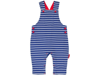 Baby und Kinder Latzhose blau-weiß-gestreift