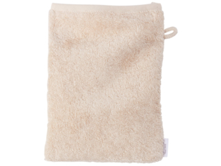 Waschhandschuh Bio-Baumwolle Frottee, natur