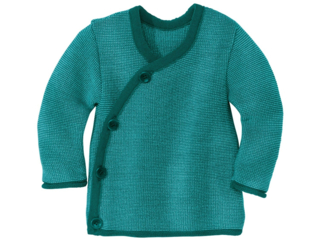 Baby-Jacke melange-pacific-lagoon