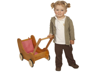 Lauflern- und Puppenwagen