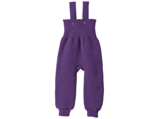 Baby Hose mit Trägern pflaume