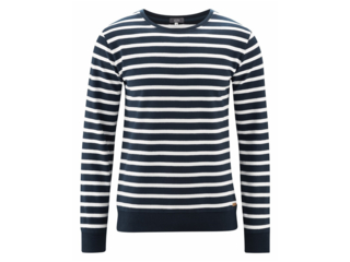 Herren Sweatshirt "Ingo" ink blue-white