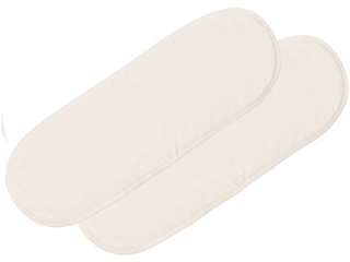 Windeleinlagen Bio-Baumwolle 2er Set 5-lagig, 14 x 41 cm