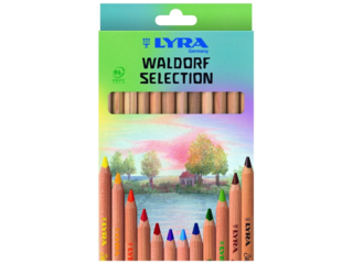 Super Ferby natur Etui K12 Waldorf Buntstifte