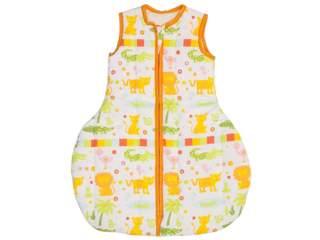 Winterschlafsack Baby, Schurwolle (kbT) "Rain Forest"