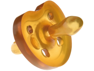 Beruhigungssauger Naturkautschuk Schnuller Naturform symetrisch