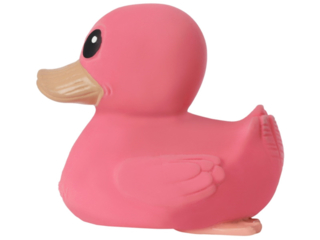 Badeente Naturkautschuk klein pink