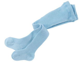 Baby Strumpfhose Schurwolle (kbT) hellblau