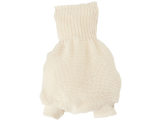 Wollwindelhose einlagig natur, 100% Schurwolle (kbT)