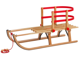 Davoser Rodel-Set Schlitten 3-teilig