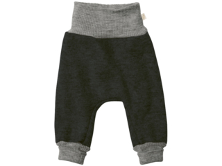 Baby Hose Bio-Merino-Wollwalk (kbT) anthrazit