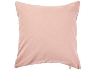 Kissenbezug Bio-Baumwolle Biber-Qualität rosé