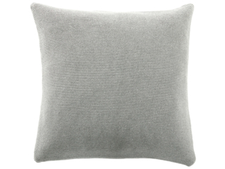 Kissenbezug 50x50 cm Bio Baumwolle vanilla-grey-melange