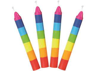 Geburtstagskerzen-Set bunt