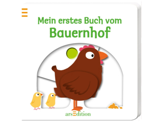 Mein erstes Buch. Pappbilderbuch mit Schiebern