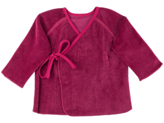 Baby Shirt zum Wickeln Nicky rote beete