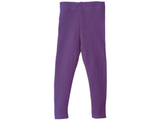 Woll-Leggings pflaume