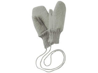 Baby und Kinder Handschuhe, Merino-Wollwalk (kbT) hellgrau
