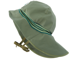 Baby und Kinder Mütze Feuerwehr Strick UV-80 oliv