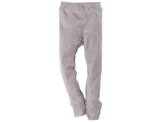 Kinder Unterhose lang Bio-Baumwolle grau