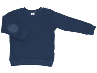 Kinder Pullover Piqué Qualität indigo