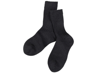 Schurwollsocken anthrazit
