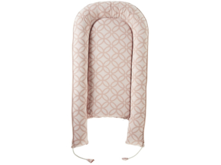 Babynest Bio-Baumwolle, Kapok, Naturkautschuk Blume rose