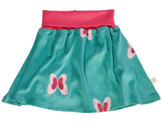 Kinder Rock Bio-Baumwolle Schmetterling pink