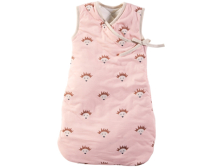 Schlafsack Baby Cross-Over Bio-Baumwolle ohne Arm Igel
