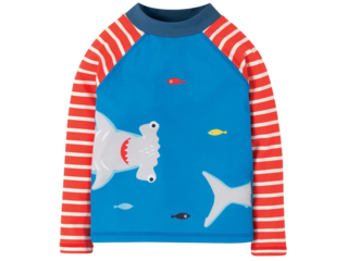 Kinder Langarmshirt Badeshirt UV Schutzkleidung UV 50 plus Hai