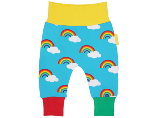 Baby und Kinder Hose Regenbogen-türkis