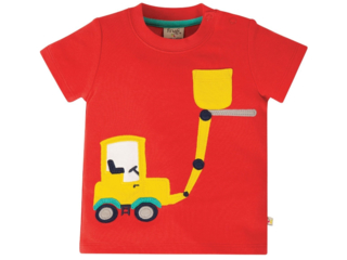 Baby und Kinder T-Shirt Truck rot