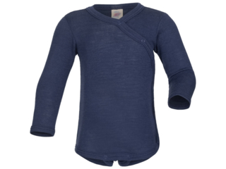 Baby Wickelbody Langarm marine