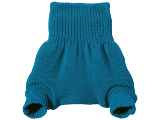 Wollwindelhose doppellagig blue, 100% Schurwolle (kbT)