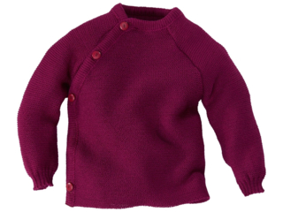 Babyjacke Schlüttli Schurwolle (kbT) beere