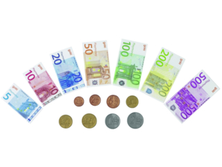 Kaufladen Spielgeld, 116-teilig