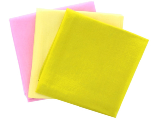 Jahreszeitentücher 3er-Set 100% Seide, 55x55cm