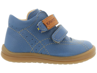 Kinder Schuhe "Samara" pflanzlich gegerbt blue