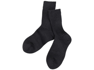 Schurwollsocken anthrazit