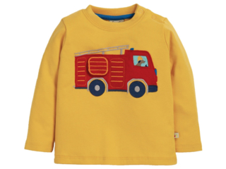 Baby und Kinder Langarmshirt Feuerwehr