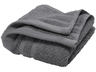 Handtuch Bio-Baumwolle Frottee grau